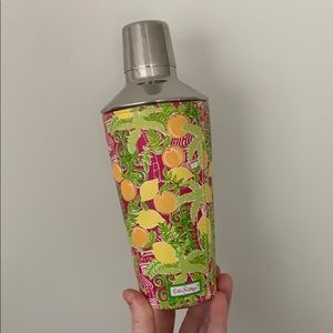 Lilly Pulitzer cocktail shaker
